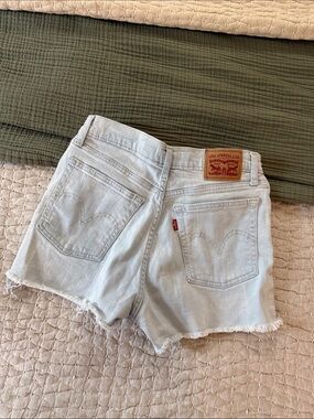 Levi's Women's High Rise Stretch Denim Cutoff Shorts